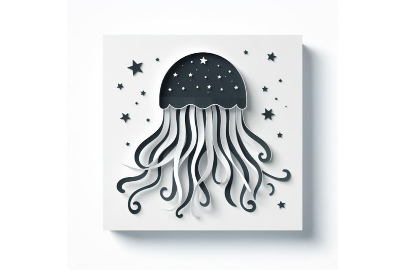 bundle-of-cute-jellyfish-paper-art