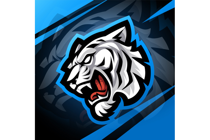 white-tiger-head-esport-mascot-logo-design