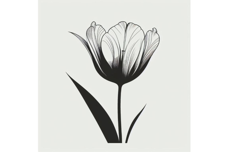 bundle-of-tulip-contour-drawing-minimal-flower