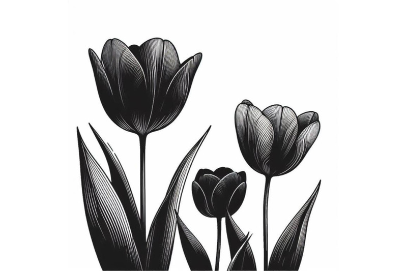 bundle-of-tulip-contour-drawing-minimal-flower