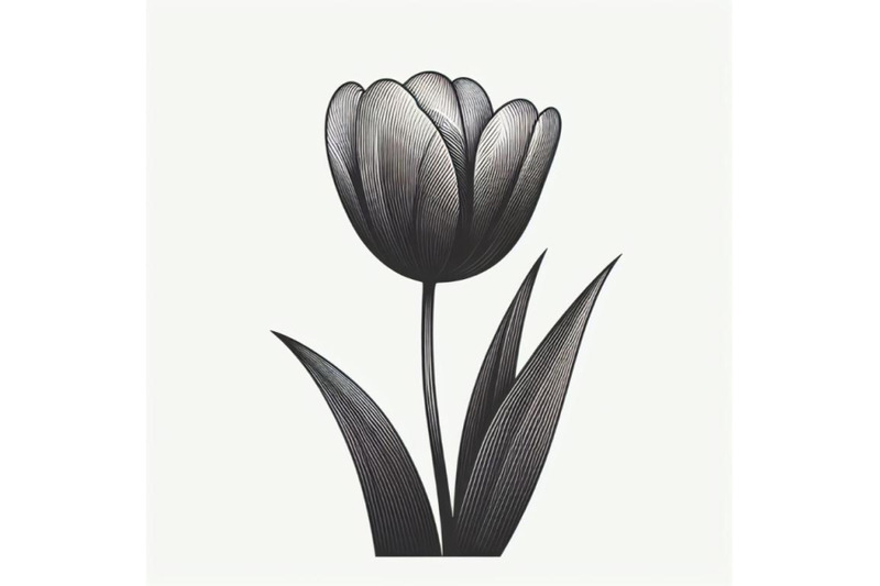 bundle-of-tulip-contour-drawing-minimal-flower