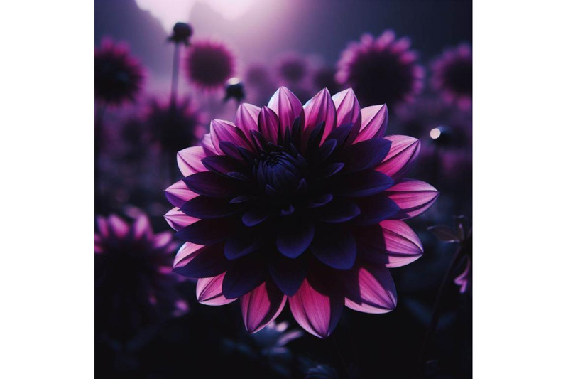 bundle-of-purple-dahlia-flower-isolated