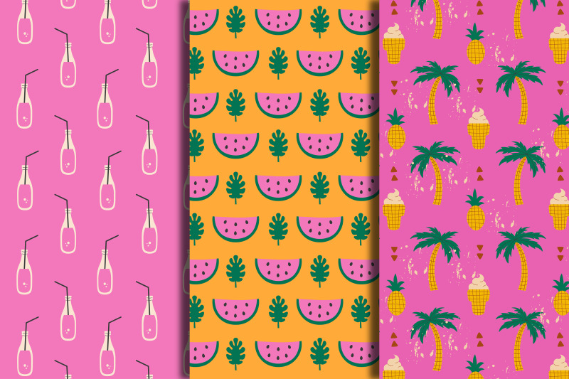 retro-summer-seamless-patterns-amp-digital-papers