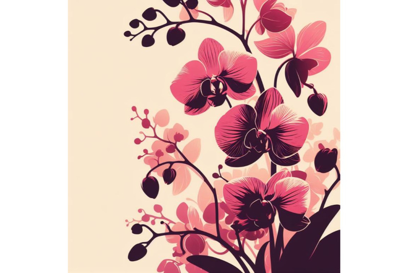 a-bundle-of-a-very-stylish-floral-background-with-pink-orchid-flowers