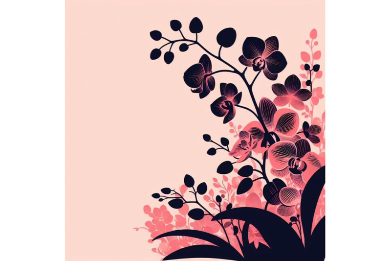 a-bundle-of-a-very-stylish-floral-background-with-pink-orchid-flowers