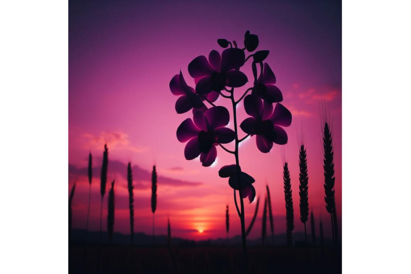 a-bundle-of-purple-orchid-isolated