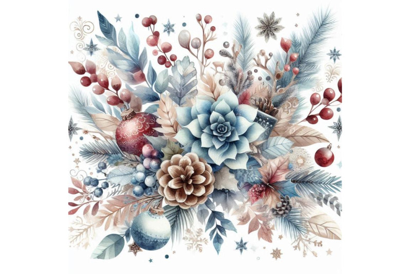 a-bundle-of-blue-floral-graphics-colorful-background