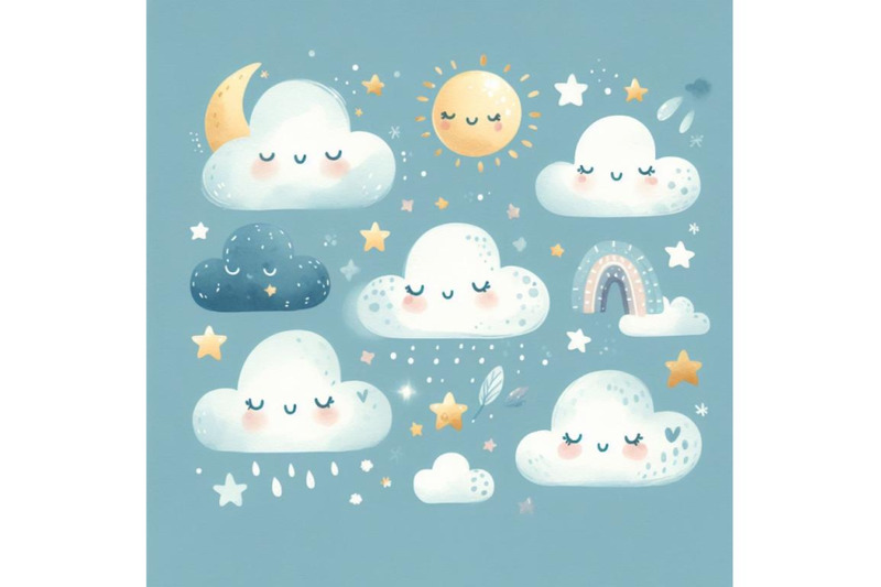 bundle-of-cute-clouds-in-scandinavian-style