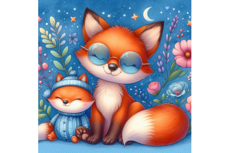 bundle-of-cartoon-fox