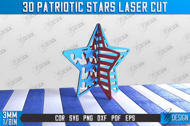 3d-patriotic-star-stand-bundle-decorative-stand-cnc-file