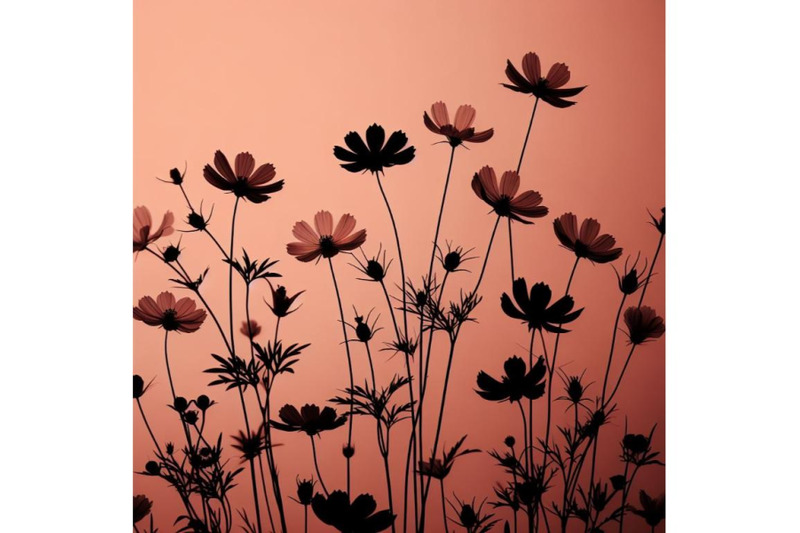 a-bundle-of-flowers-in-simple-background