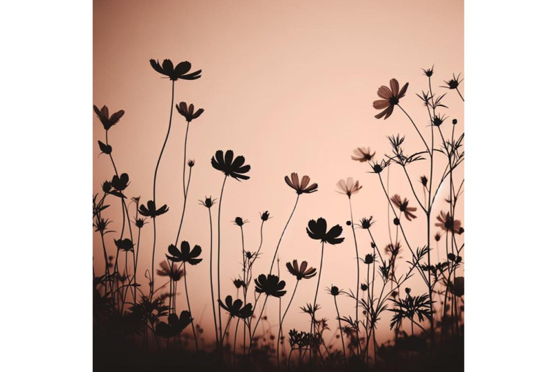 a-bundle-of-flowers-in-simple-background