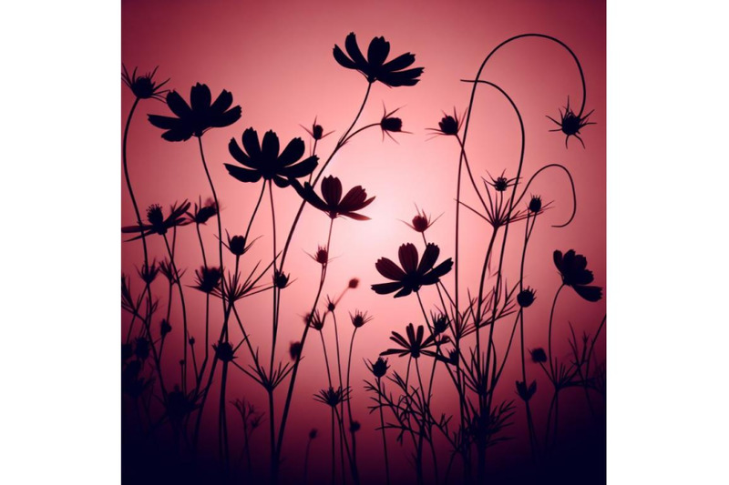 a-bundle-of-flowers-in-simple-background