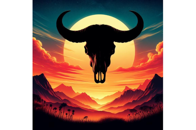 a-bundle-of-buffalo-skull