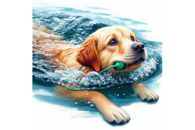 bundle-of-a-dog-exercising-swimming