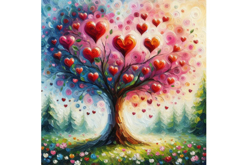 bundle-of-love-tree-with-hearts-for-your-design