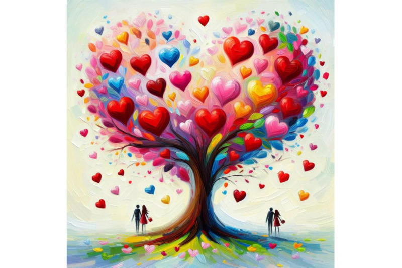 bundle-of-love-tree-with-hearts-for-your-design