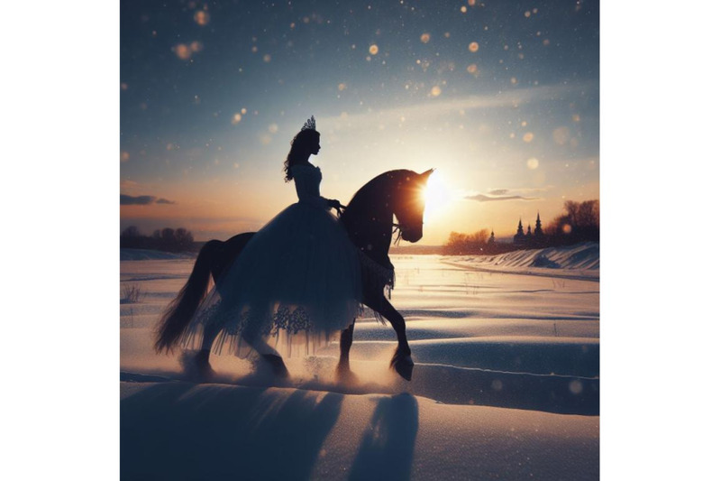 a-bundle-of-princess-riding-horse-at-winter