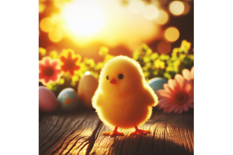 a-bundle-of-a-cute-happy-little-yellow-easter-chick