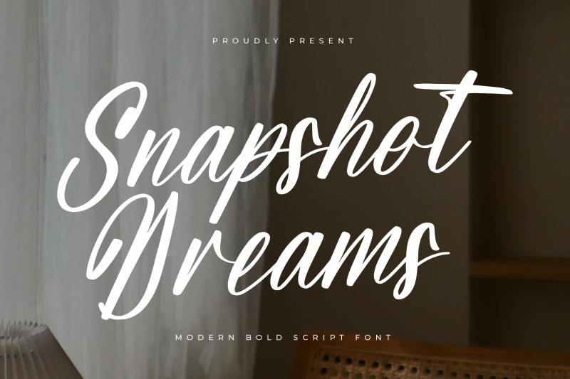 snapshot-dreams-modern-bold-script-font