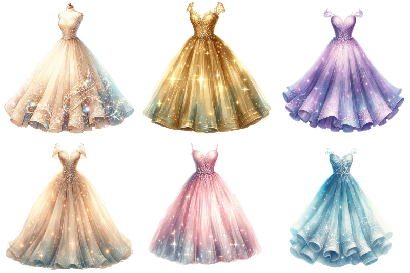 watercolour-prom-dress-clipart