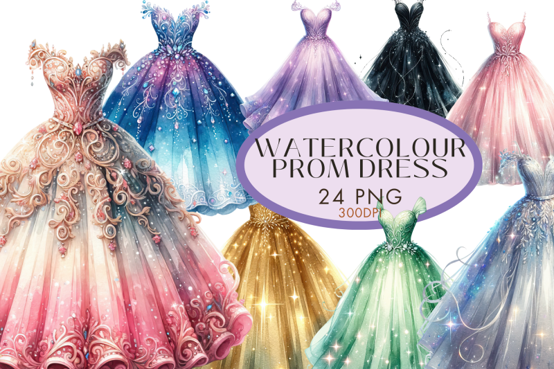 watercolour-prom-dress-clipart