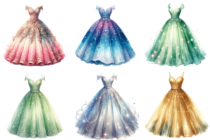 watercolour-prom-dress-clipart