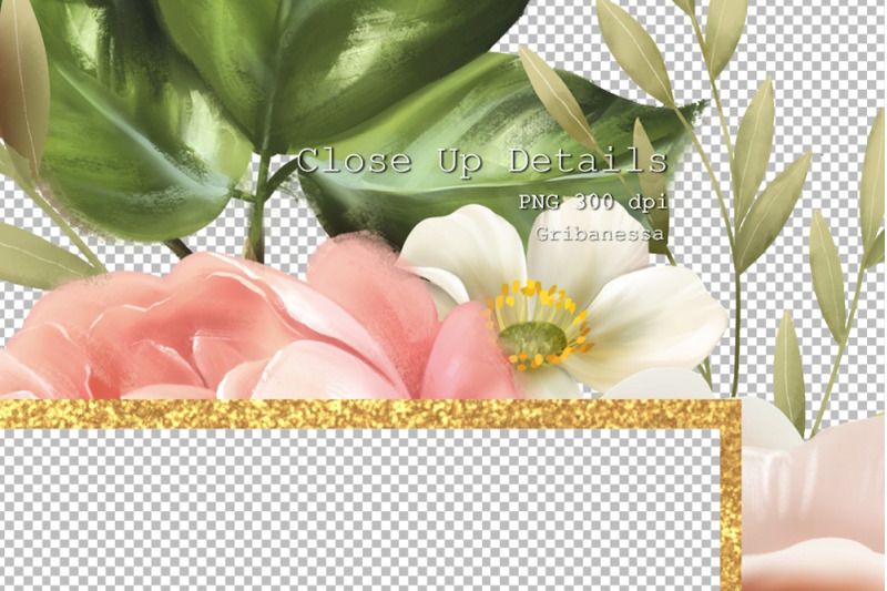 gold-frame-png-frame-with-flowers