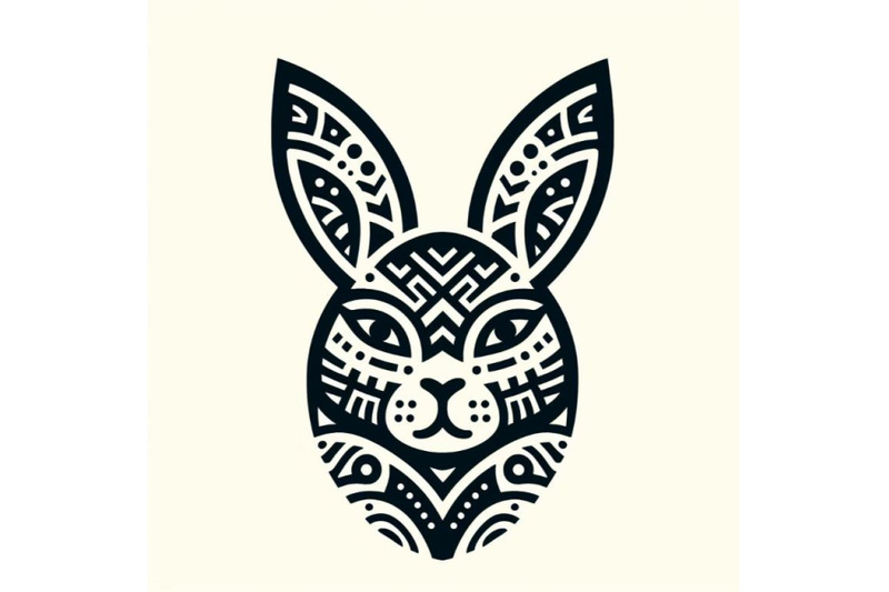 a-bundle-of-animal-tribal-face-bunny