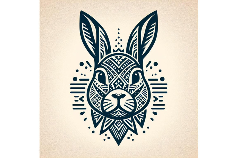 a-bundle-of-animal-tribal-face-bunny