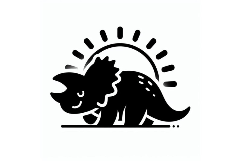 bundle-of-cute-baby-triceratops-cartoon