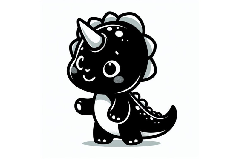 bundle-of-cute-baby-triceratops-cartoon