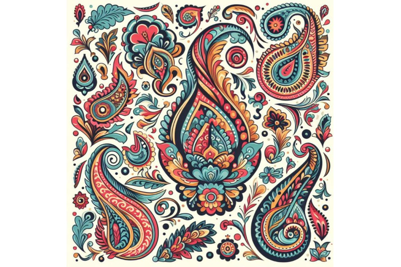 bundle-of-colorful-seamless-paisley-pattern-copy