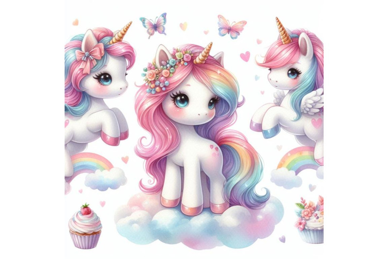 bundle-of-cute-pony-unicorn