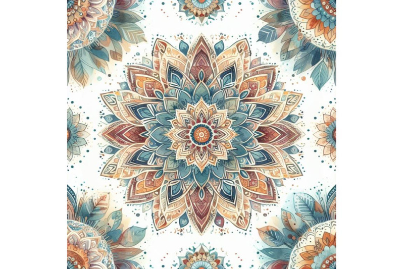 bundle-of-mandala-boho-hand-drawn-seamless-pattern