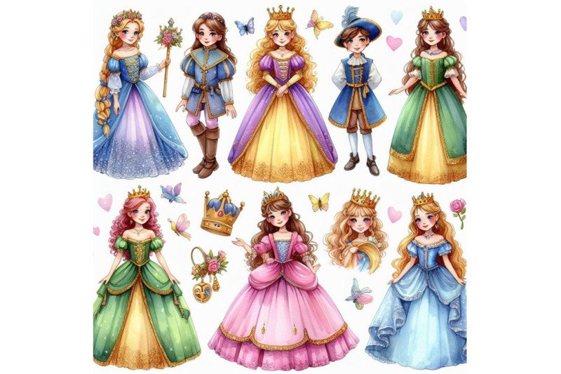 bundle-of-princess-in-different-costumes