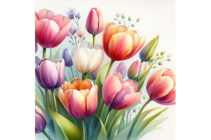 bundle-of-beautiful-tulips-for-mother-s-day-on-light-background