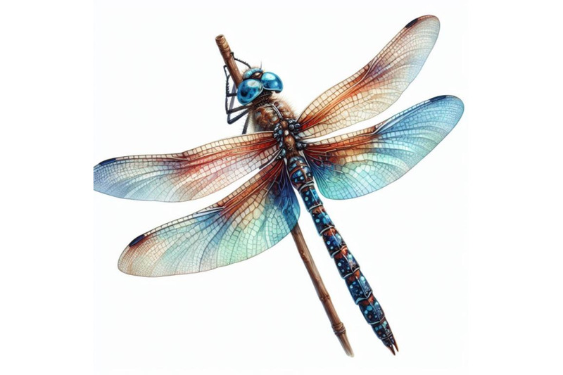 bundle-of-beautiful-big-dragonfly-isolated