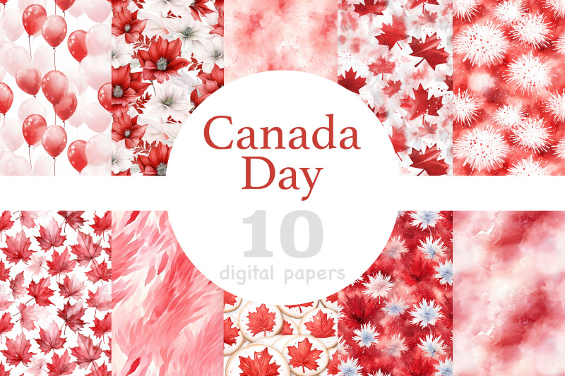 canada-day-digital-papers-patriotic-pattern