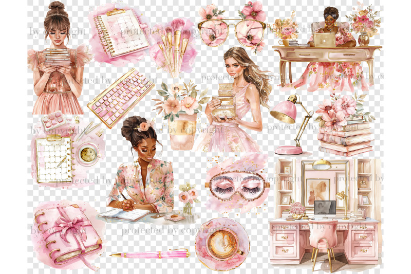 glam-planner-clipart-girl-boss-clipart