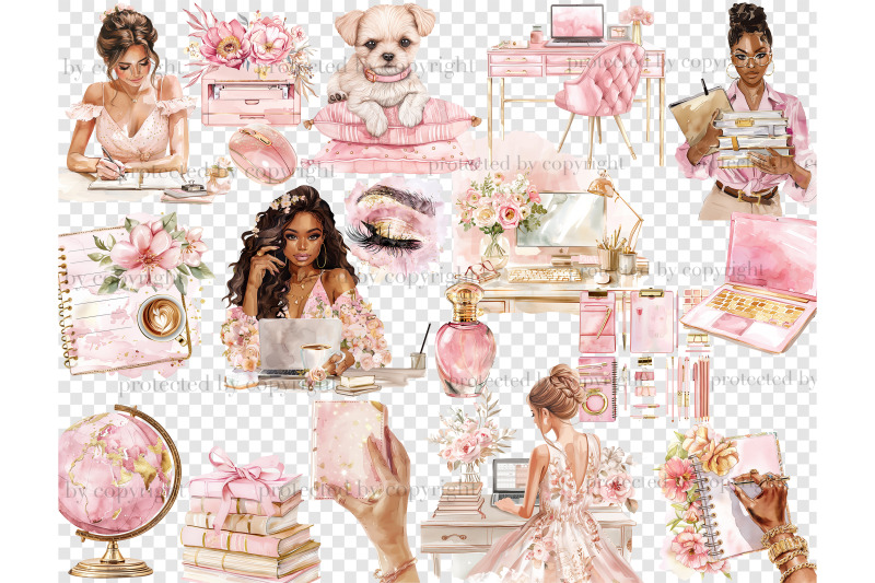 glam-planner-clipart-girl-boss-clipart