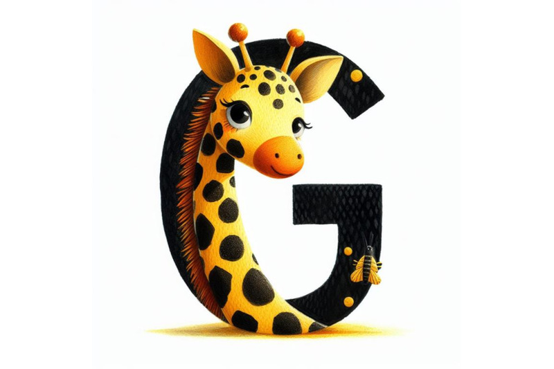 bundle-of-animal-alphabet-g-with-giraffe