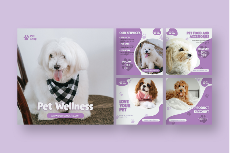 petshop-instagram-post-template