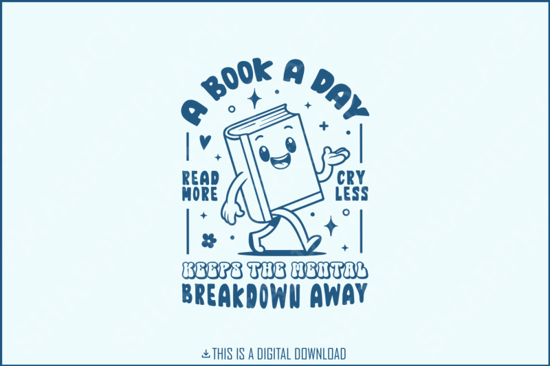 a-book-a-day-keeps-the-mental-breakdown-away-sticker-funny-book-lover-sticker-teacher-sticker-dark-academia-bookish-sticker-reading-gift