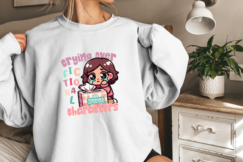 crying-over-fictional-characters-png-trendy-vintage-bookish-art-book-lover-shirt-design-funny-bookish-design-for-t-shirts-stickers-mugs