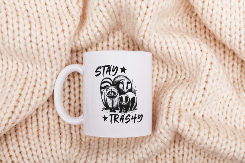 stay-trashy-png-funny-raccoon-opossum-skunk-retro-animal-design-raccoon-squad-humorous-t-shirt-graphic-digital-download-download