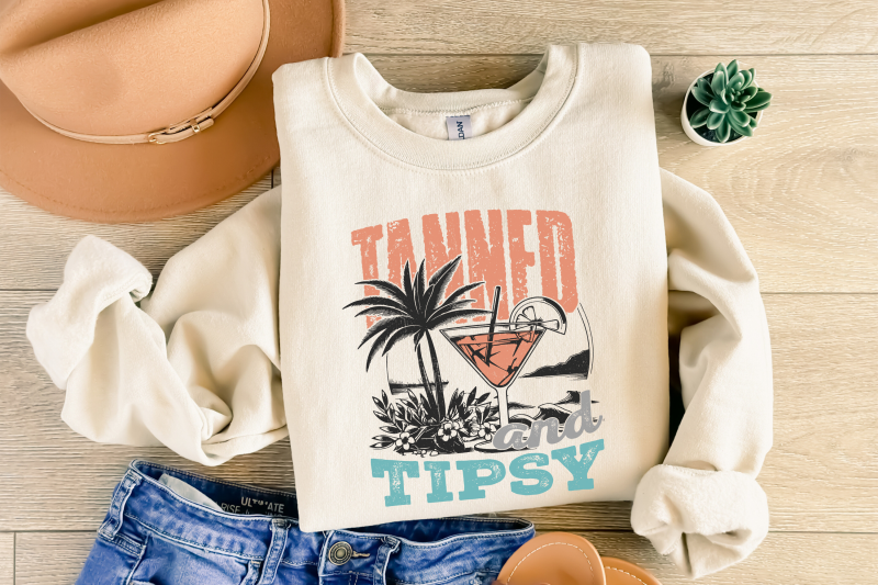 tanned-and-tipsy-png-summer-png-retro-summer-png-trendy-summer-png-beach-png-sublimation-designs-girl-trip-boho-summer