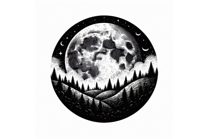 a-bundle-of-hand-drawn-moon