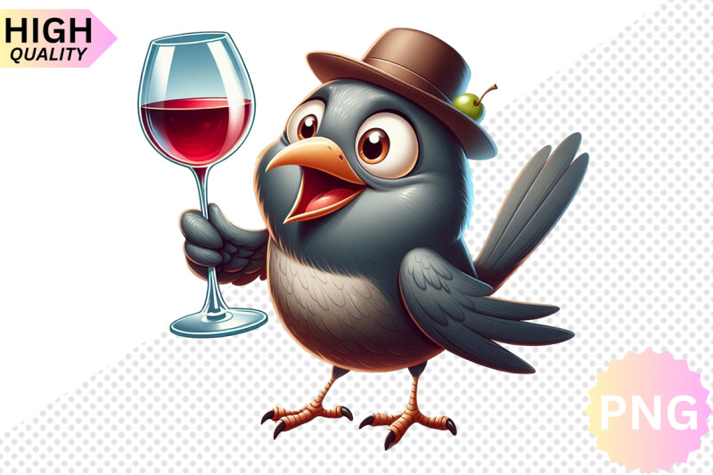 funny-bird-with-wine-glass-clipart