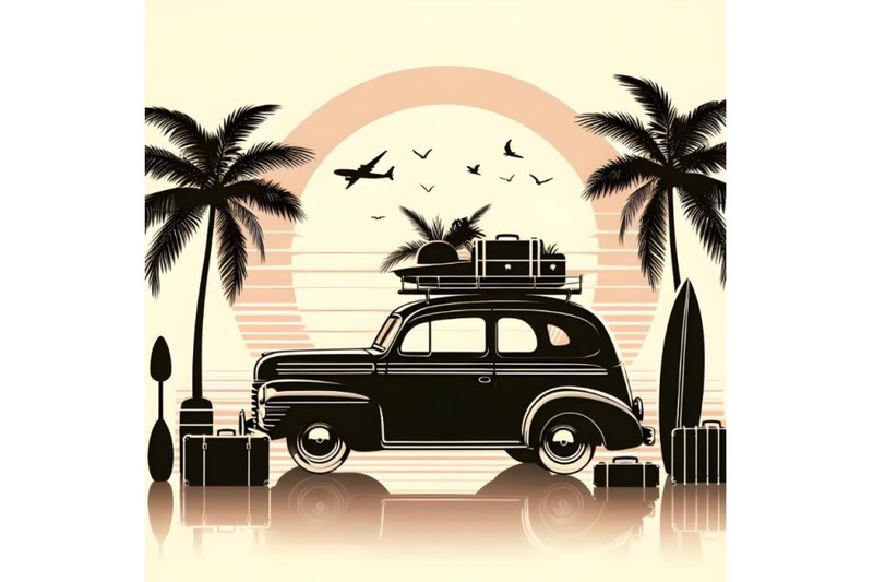 a-bundle-of-summer-travel-retro-car-with-surfboard-suitcases-and-pal